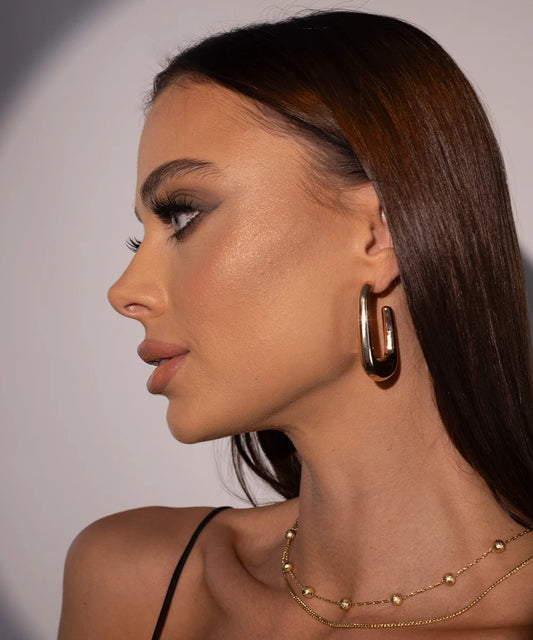 Luxe Link Hoops